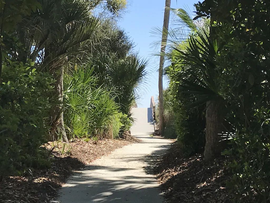 Walkway to beach right in front of house (2 minute walk to the sand)